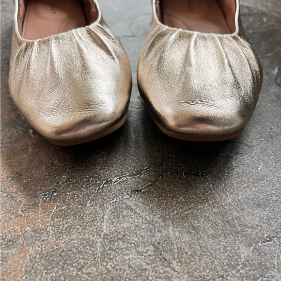 Cole Haan Wayfarer Ballet Flat Gold - Picture 3 of 4